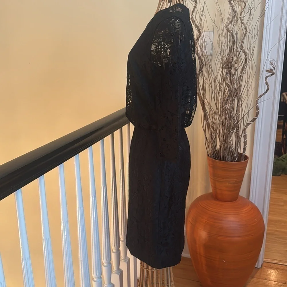 Trina Turk NWT black lace cocktail elegant dress